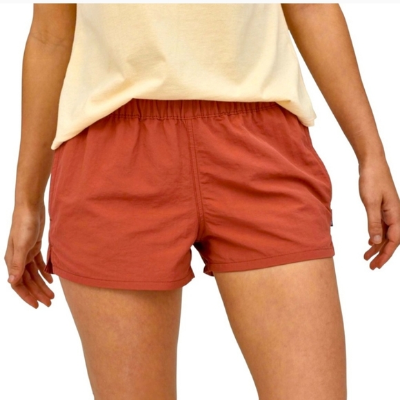 Patagonia Shorts Patagonia Rust Barely Baggies 25 Shorts Poshmark